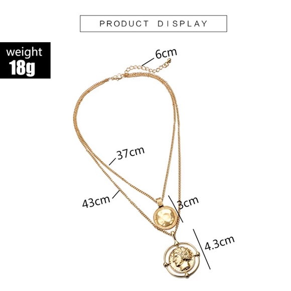 New Sterling silver coins necklace - Picture 3 of 3